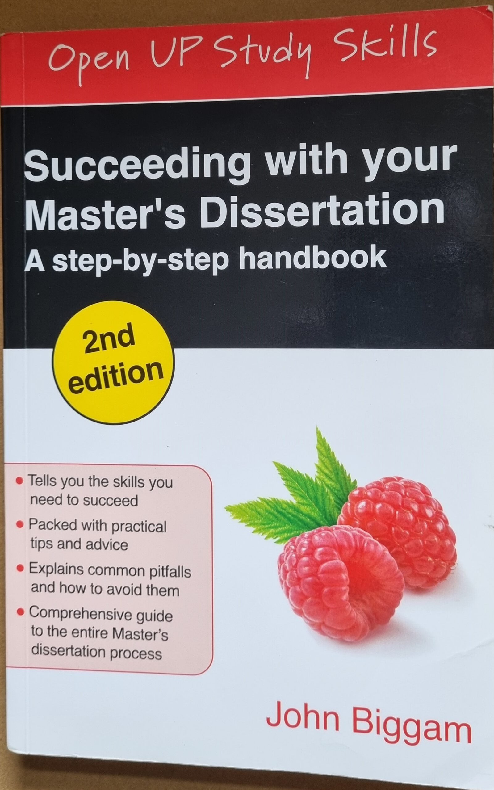 Succeeding with Your Master's Dissertation:  A Step-by-Step Handbook