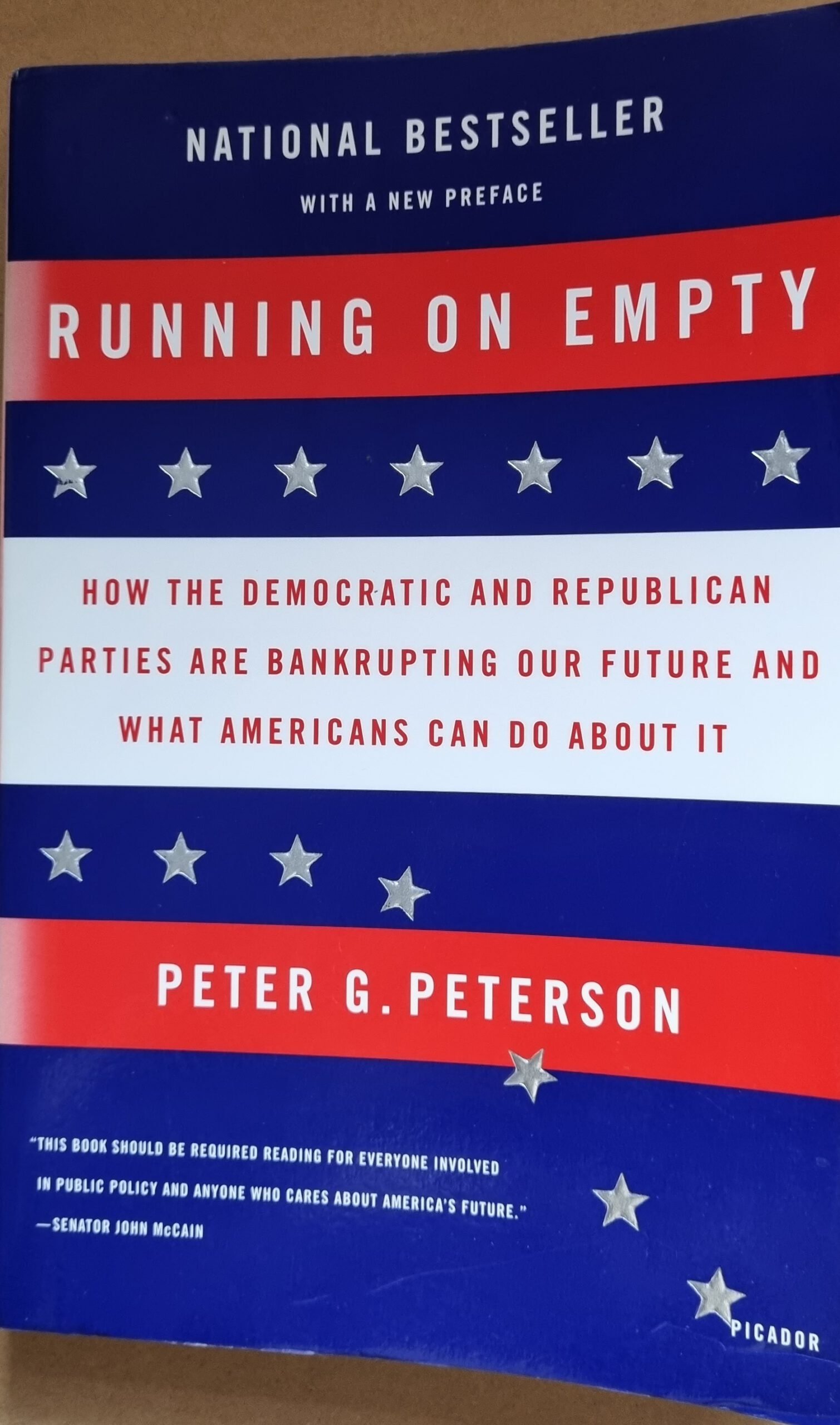 Running on Empty: How the Democratic and Republican Parties Are Bankrupting Our Future and What American Can Do About It