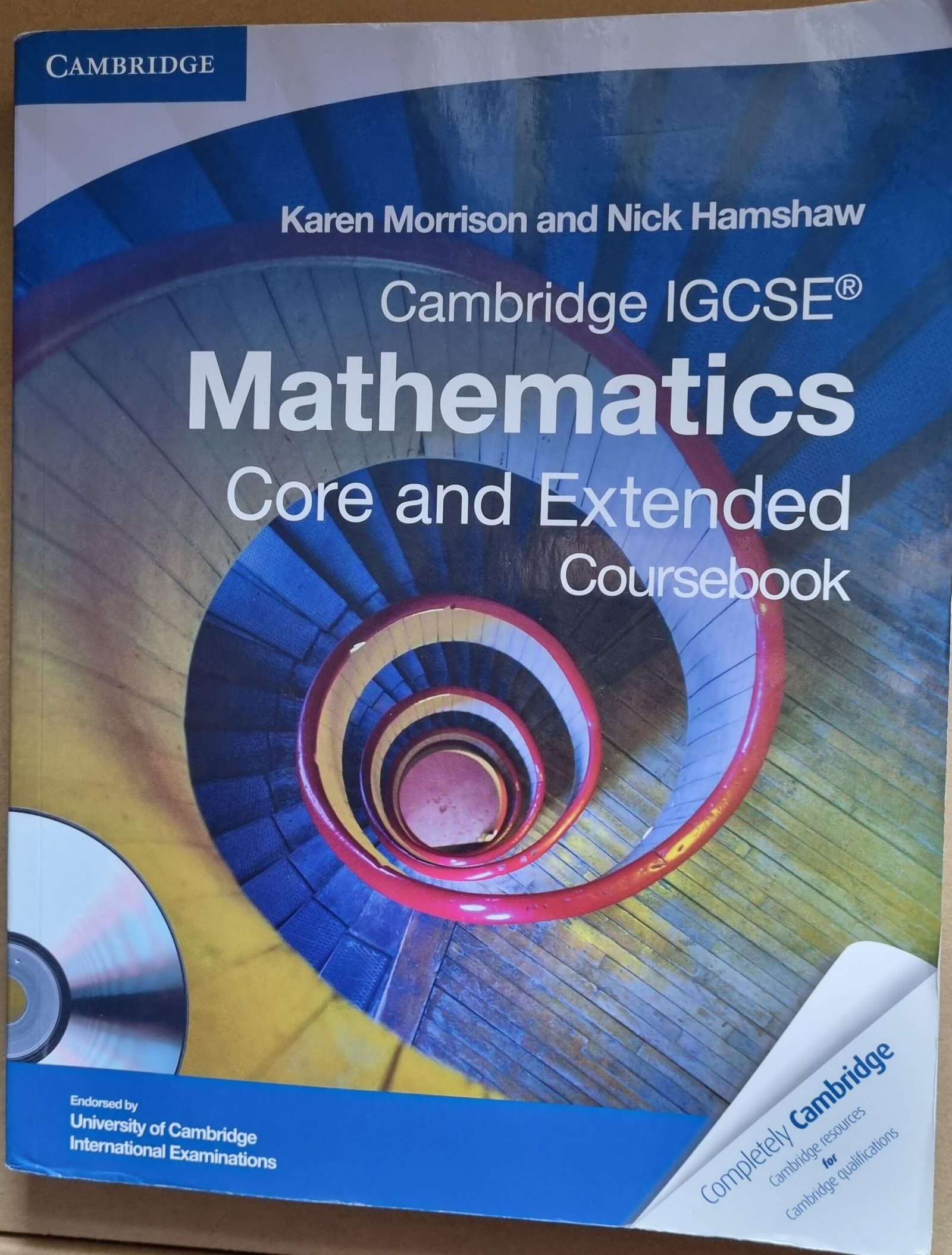 Cambridge IGCSE Mathematics: Core and Extended Coursebook