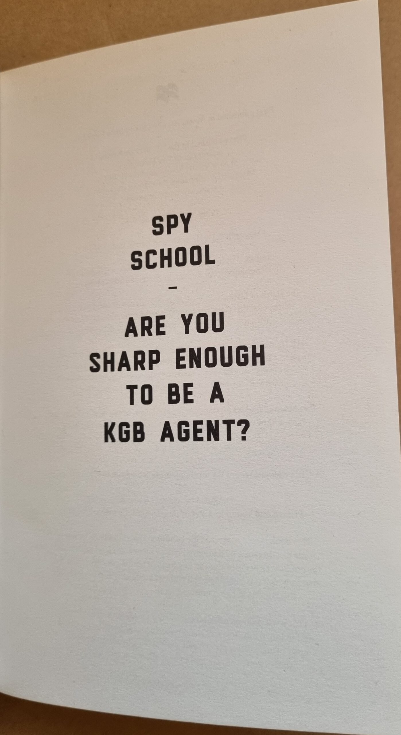 Spy School: Are You Sharp Enough To Be a KGB Agent?