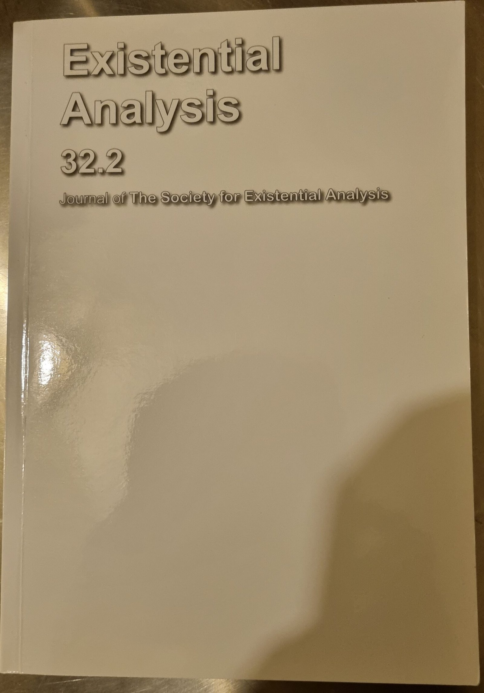 Journal of the Study of Existential Analysis: Existential Analysis 32.2