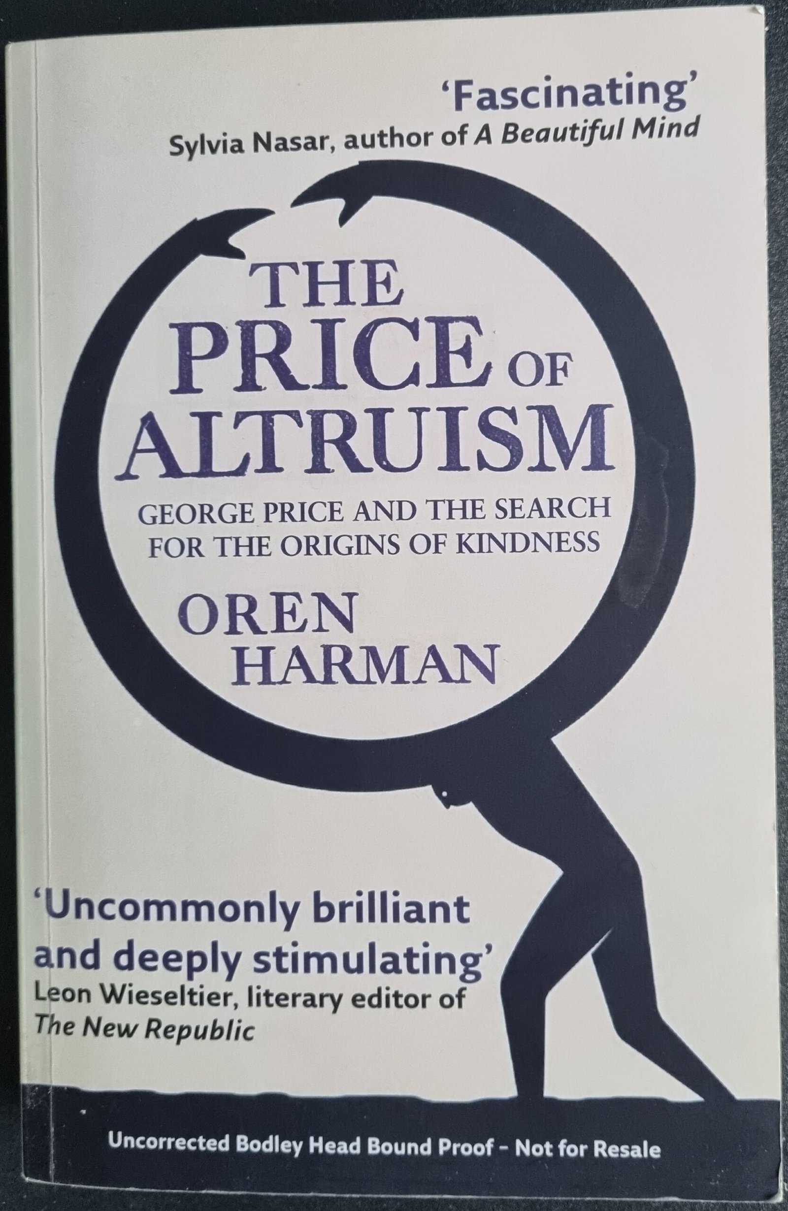 The Price Altruism: George Price and the Search for the Origins of Kindness