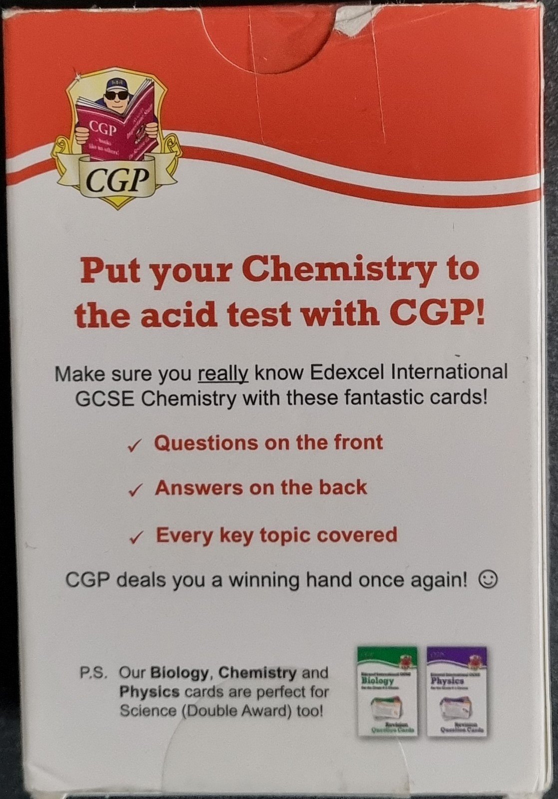 Put Your Chemistry to the Acid Test with CGP!