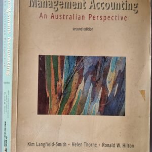 Management Accounting: An Australian Perspective