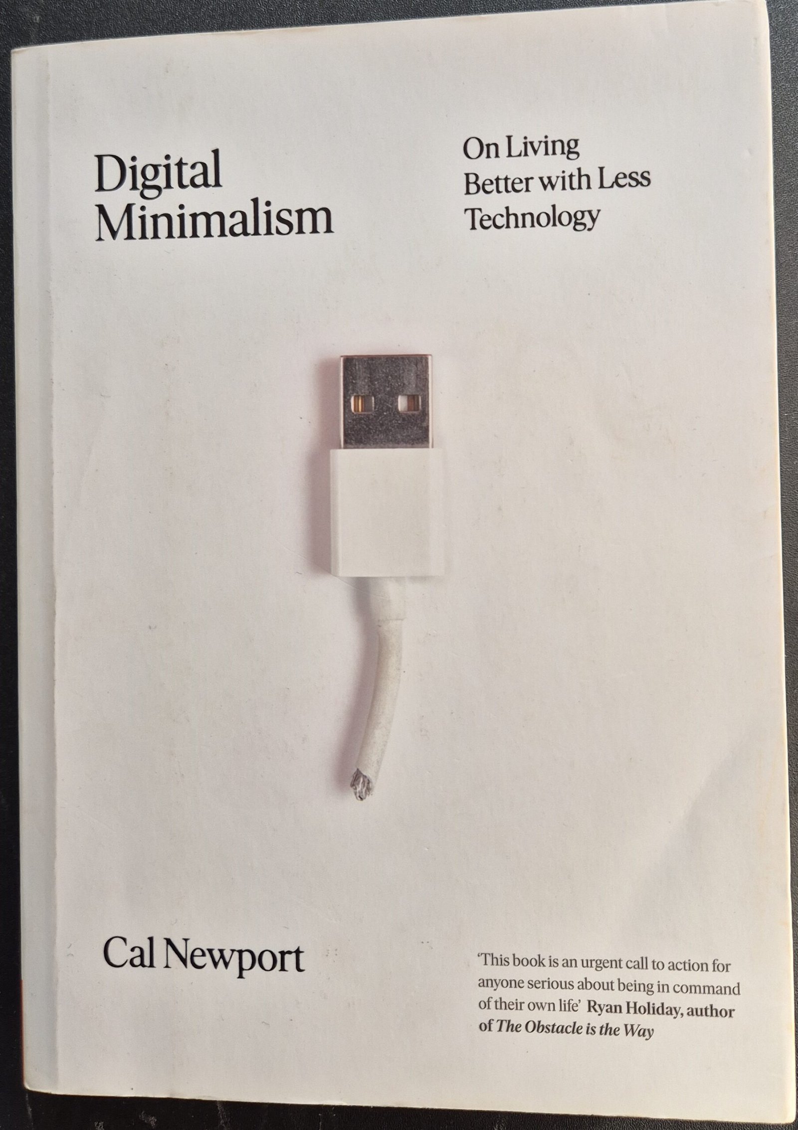Digital Minimisation: On Living Better with Less Technology