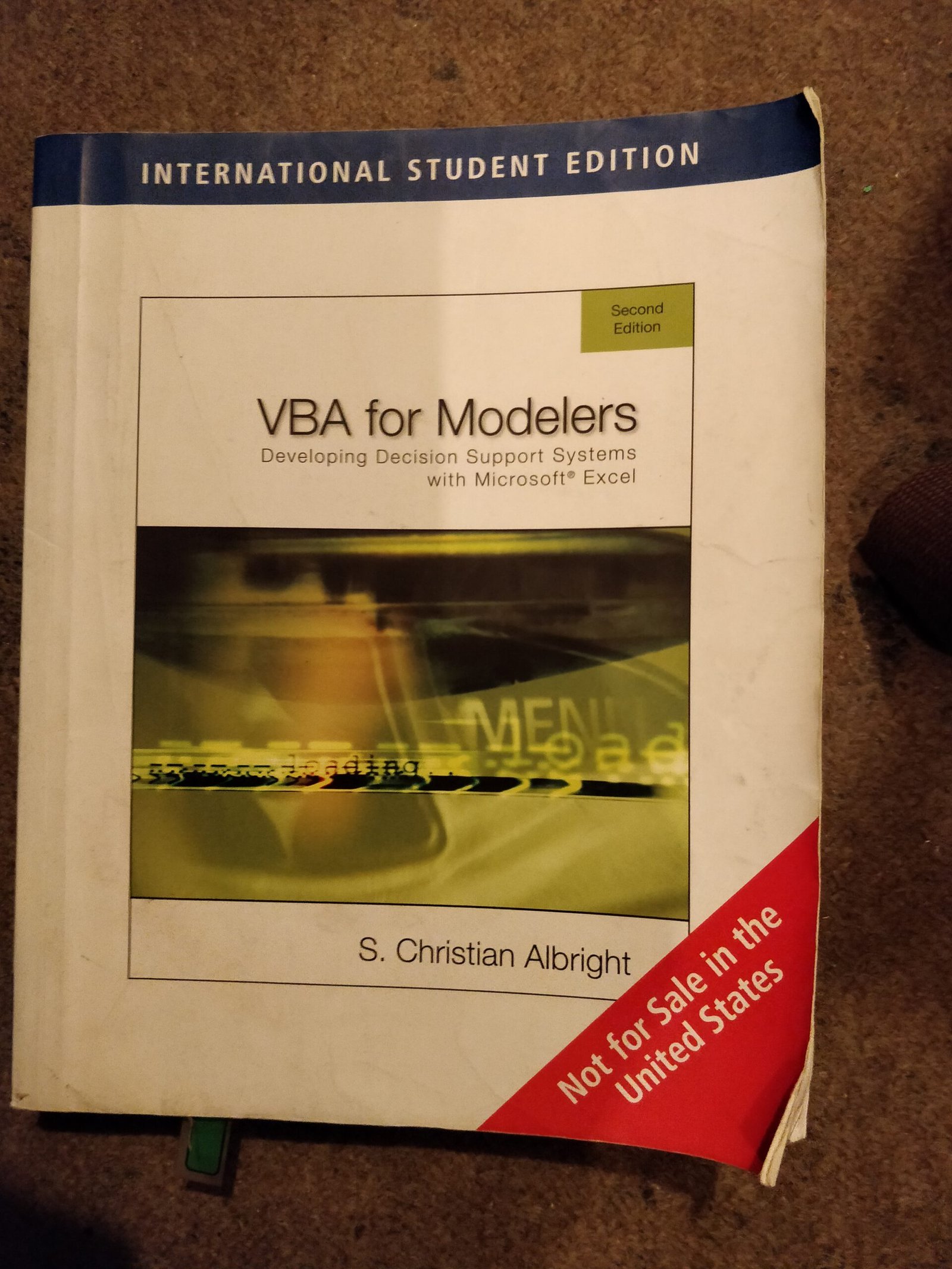 VBA for Modelers: Developing Decision Support Systems with Microsoft Excel