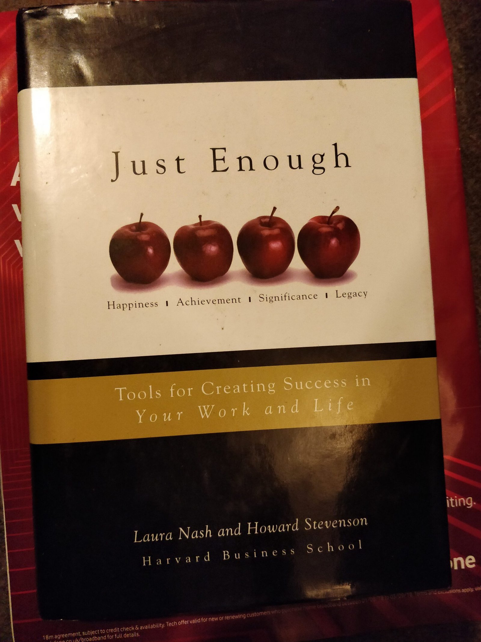Just Enough: Tools for Creating Success in Your Work and Life