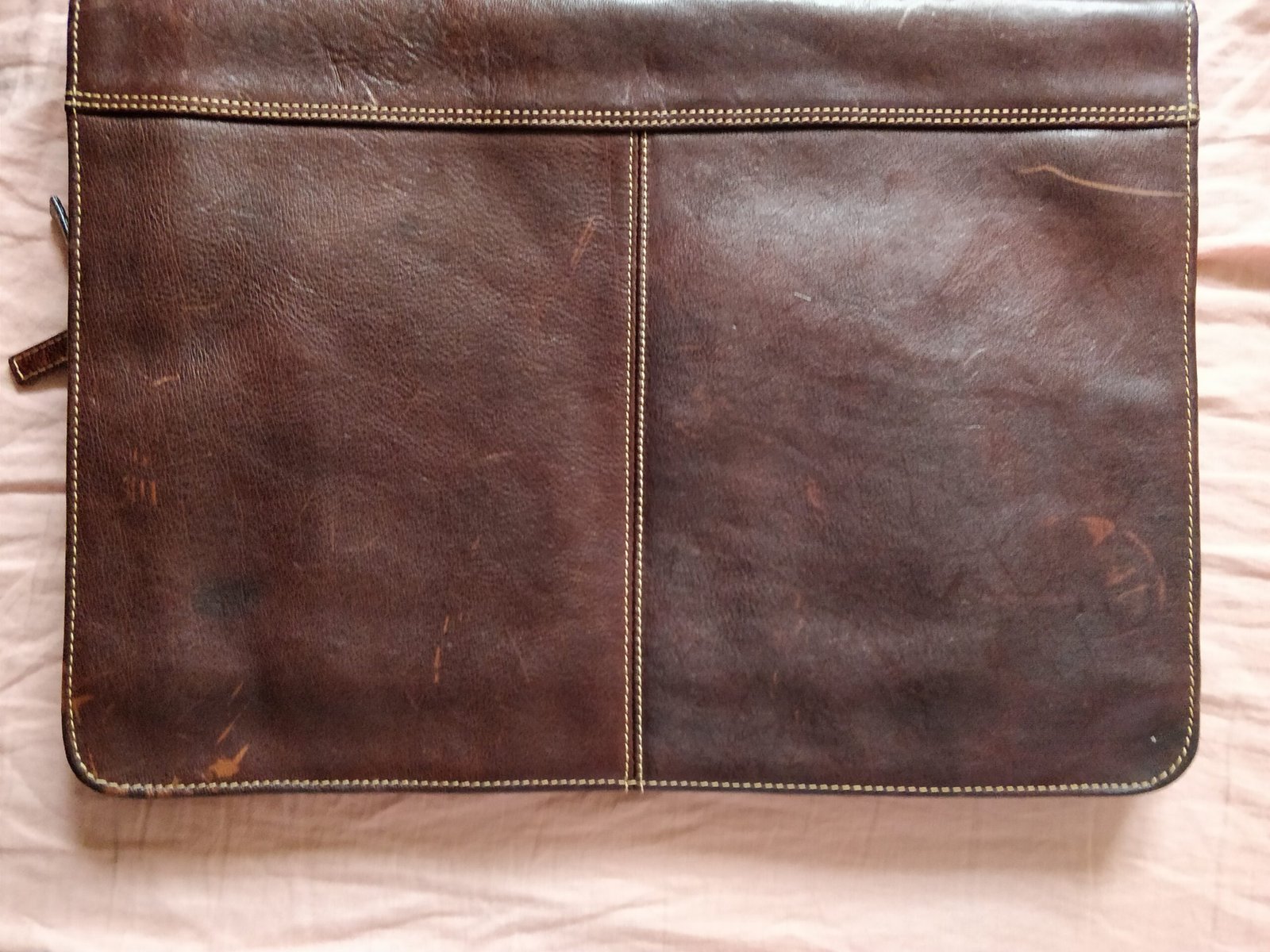 Genuine Leather Folio Bag
