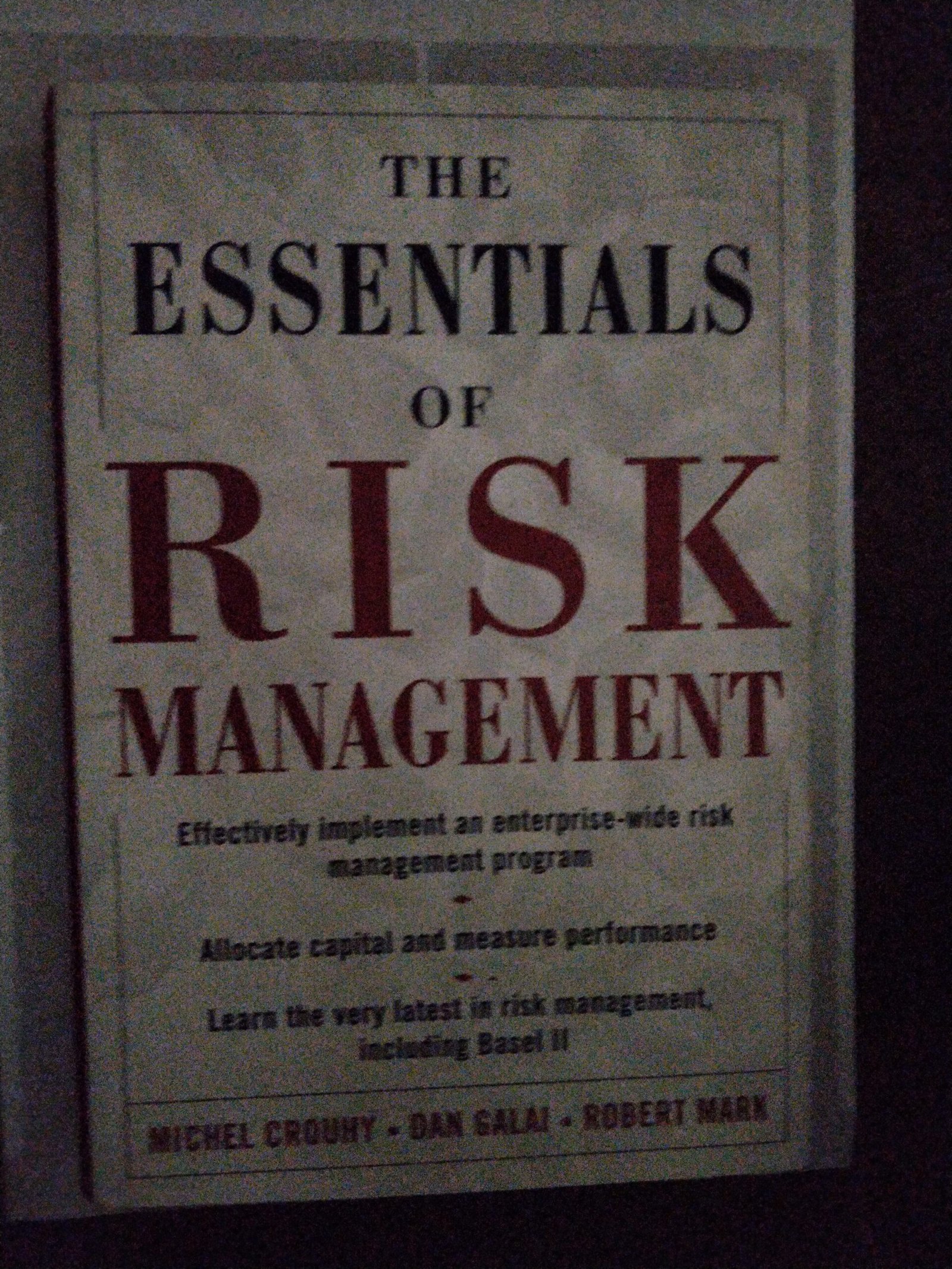 The Essentials of Risk Management