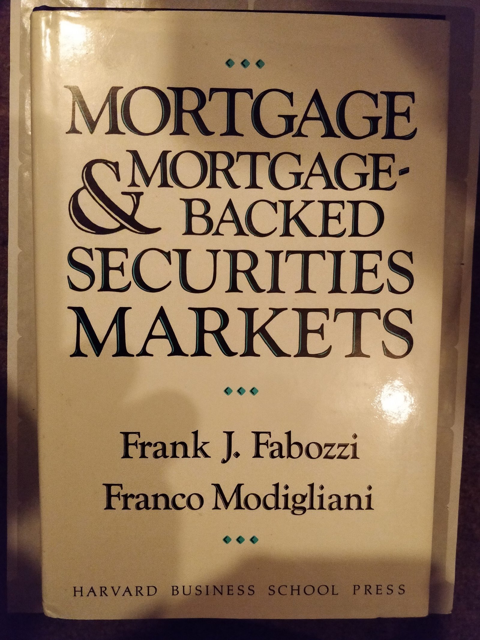 Mortgage & Mortgage-Backed Securities Markets