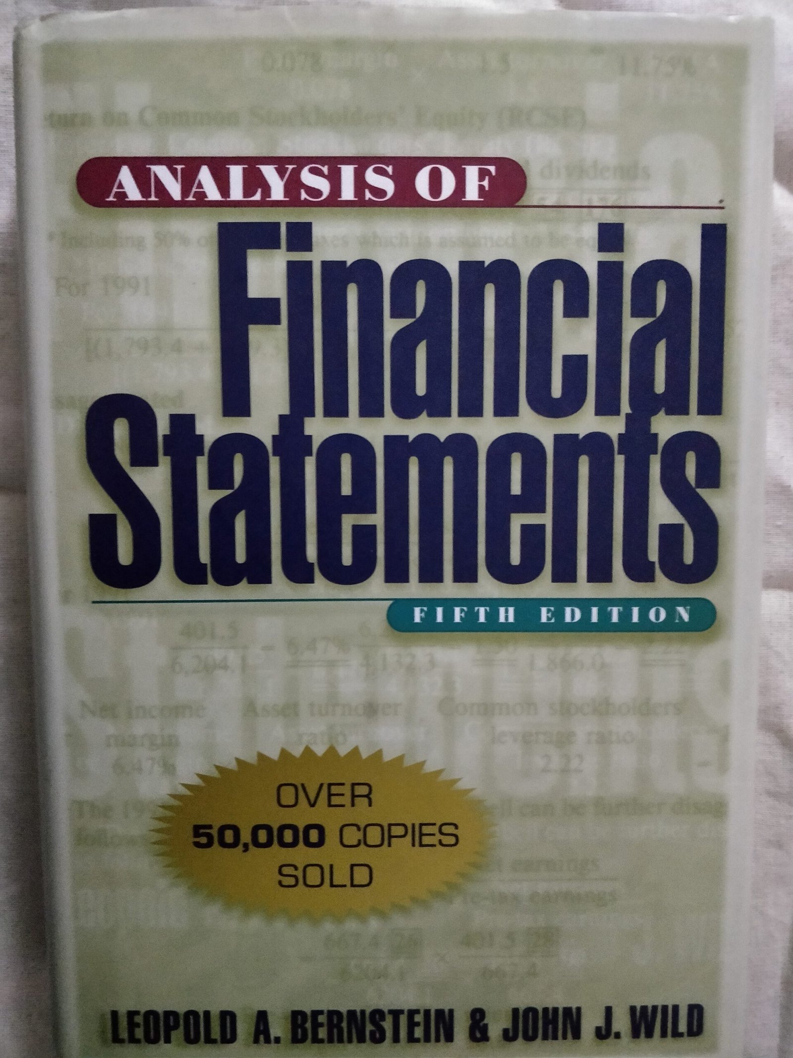Analysis of Financial Statements