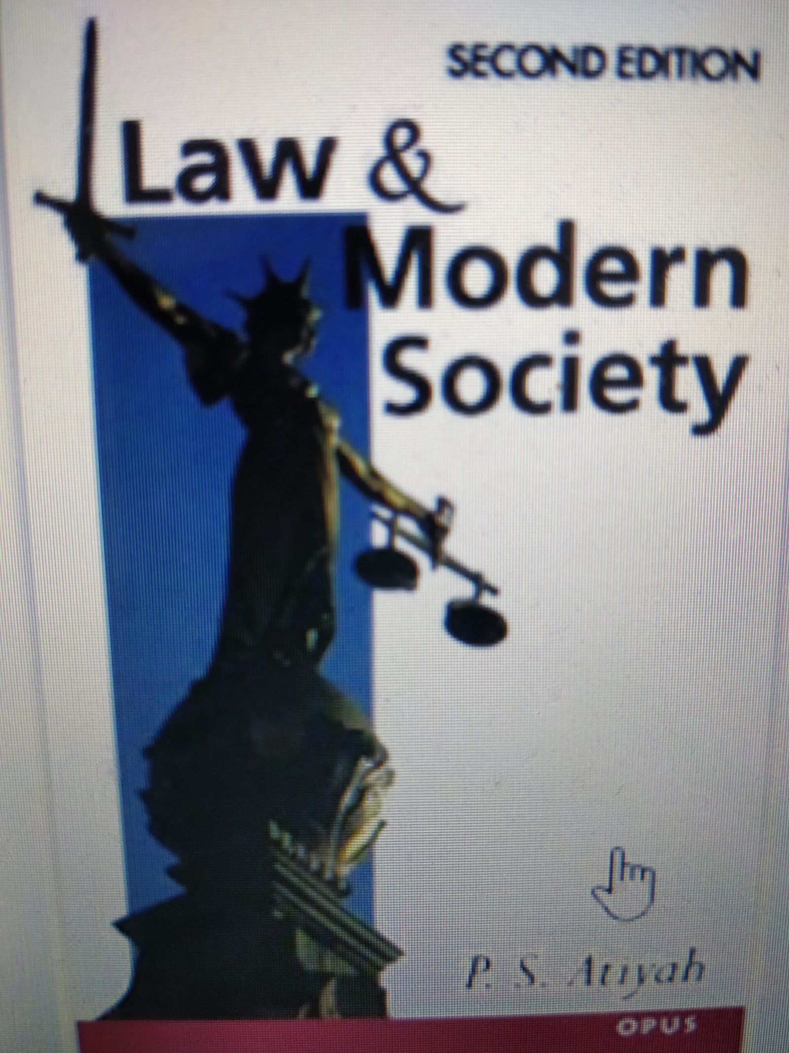 Law and Modern Society (C Opus T Opus N)