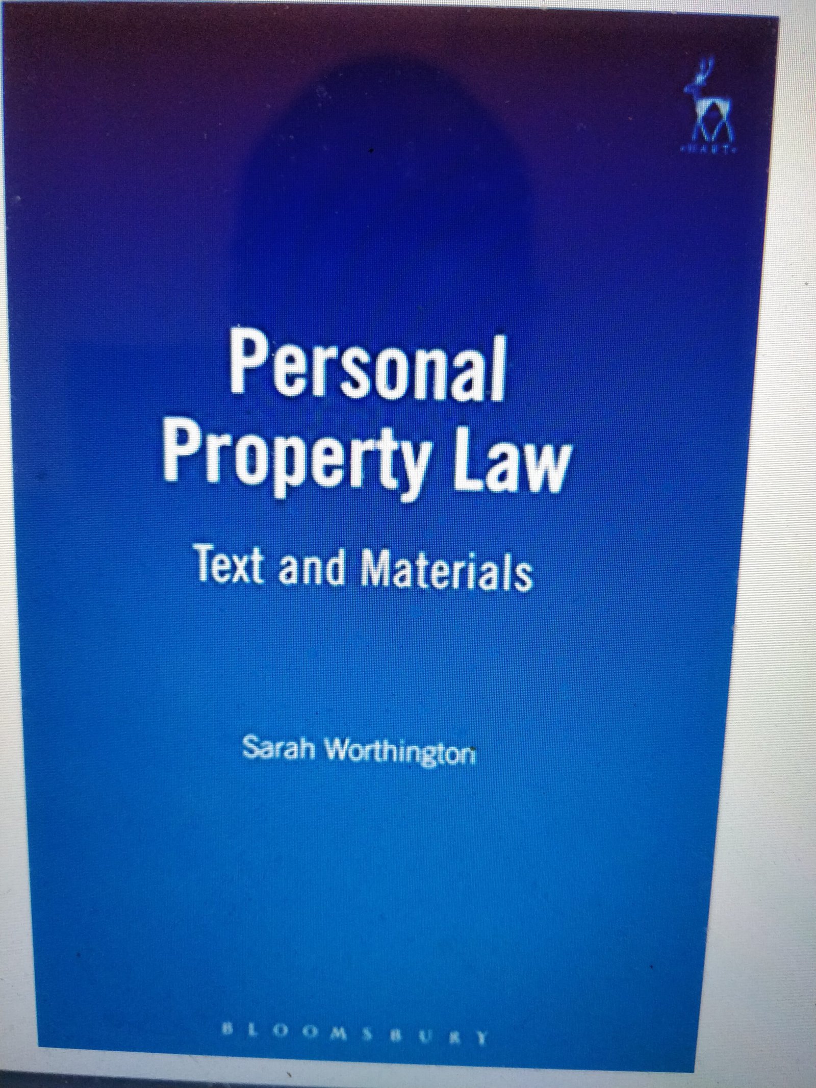 Personal Property Law: Text and Materials