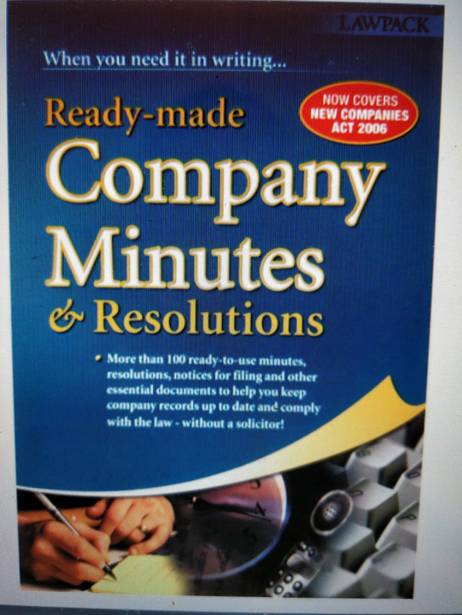 Ready-made Company Minutes and Resolutions
