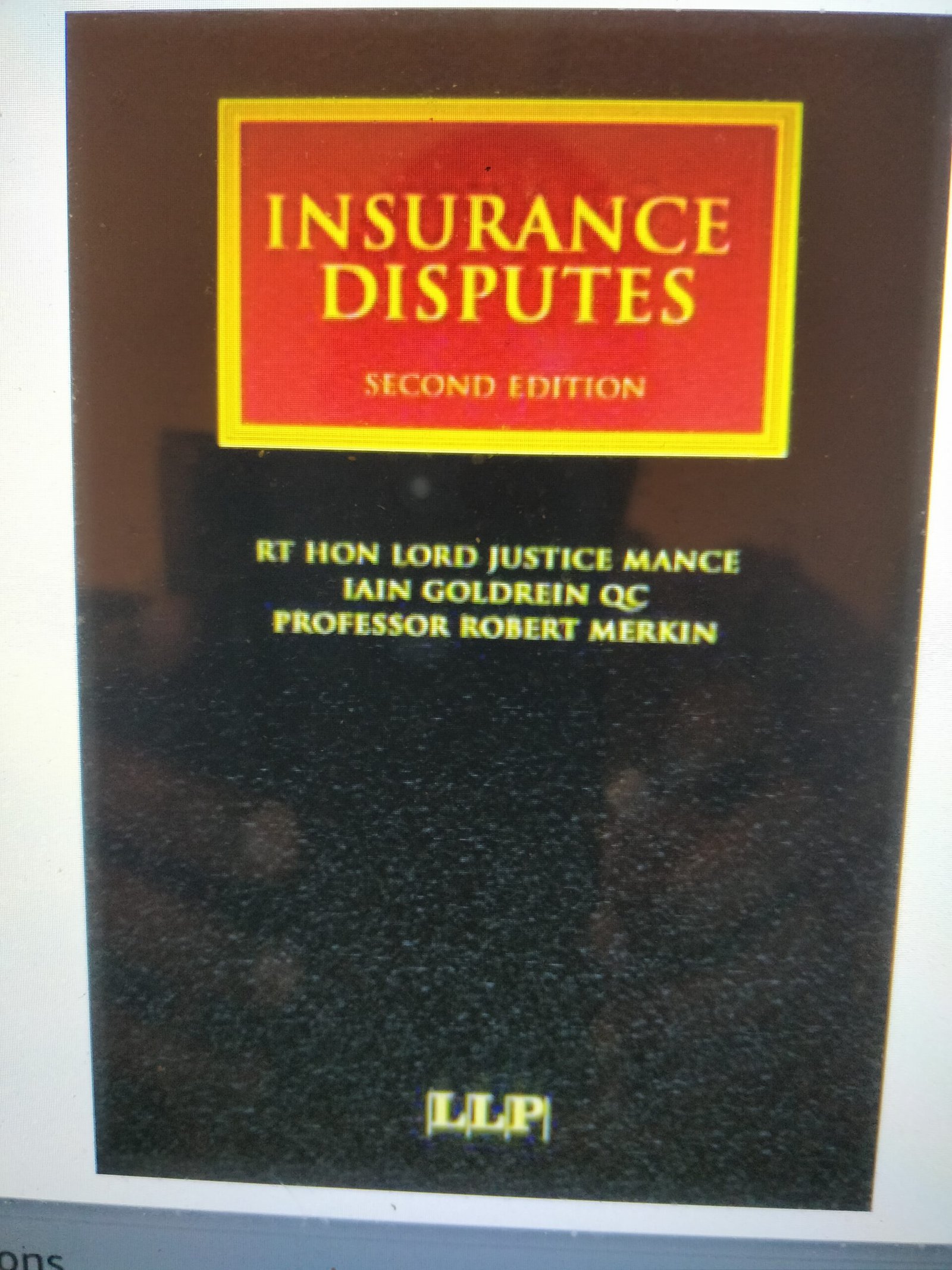 Insurance Disputes (Lloyd's Insurance Law Library)