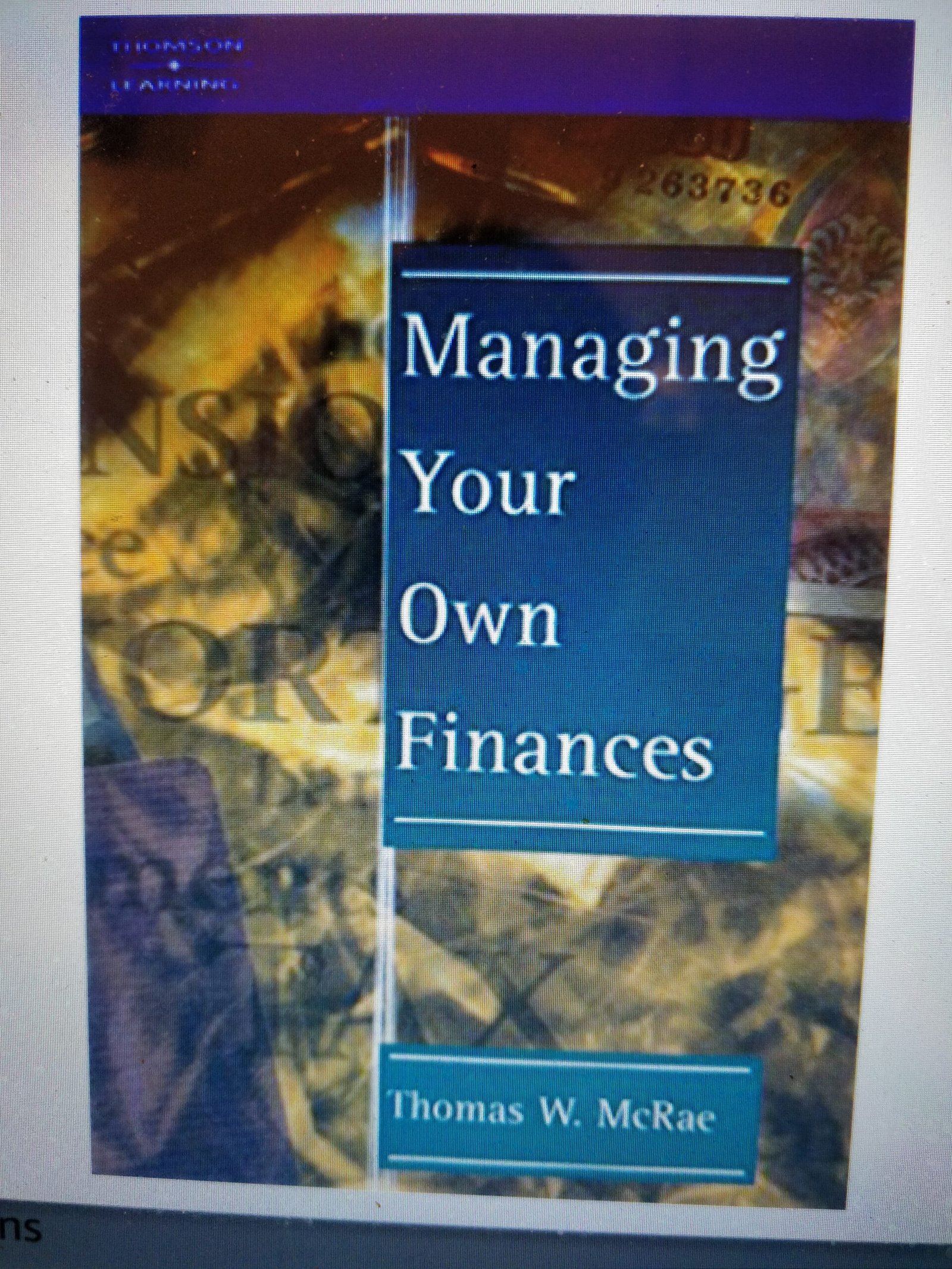 Managing Your Own Finances