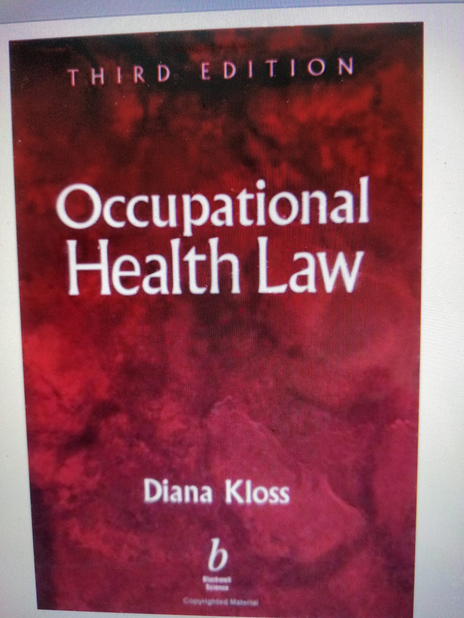 Occupational Health Law
