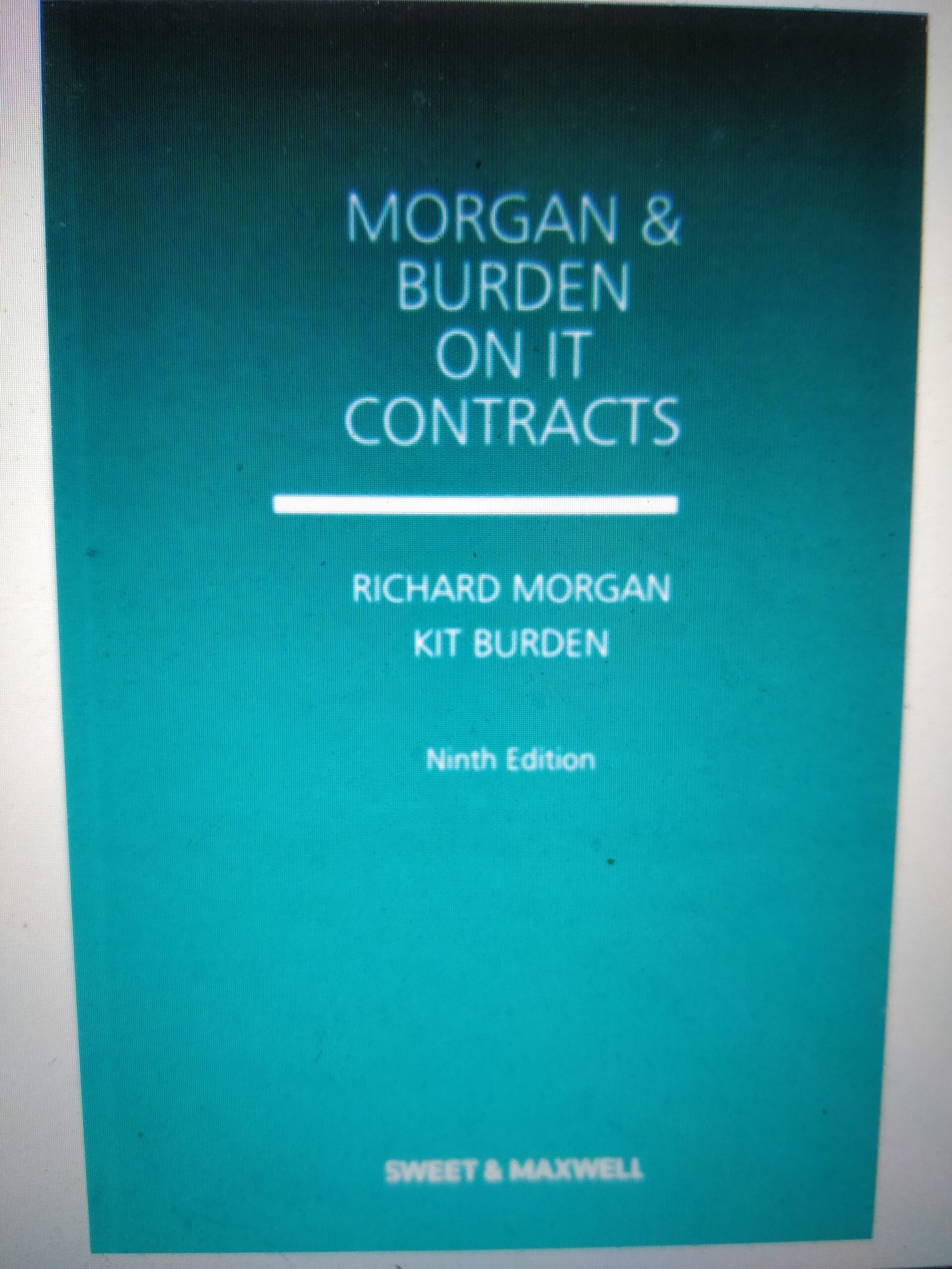 Morgan and Burden on IT Contracts