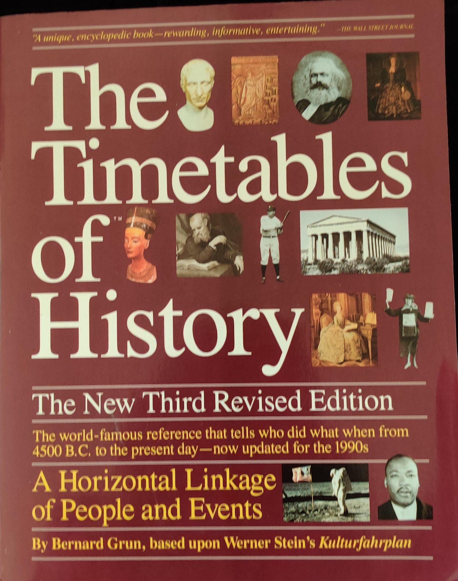 The Time Tables of History: A Horizontal Linkage of People and Events