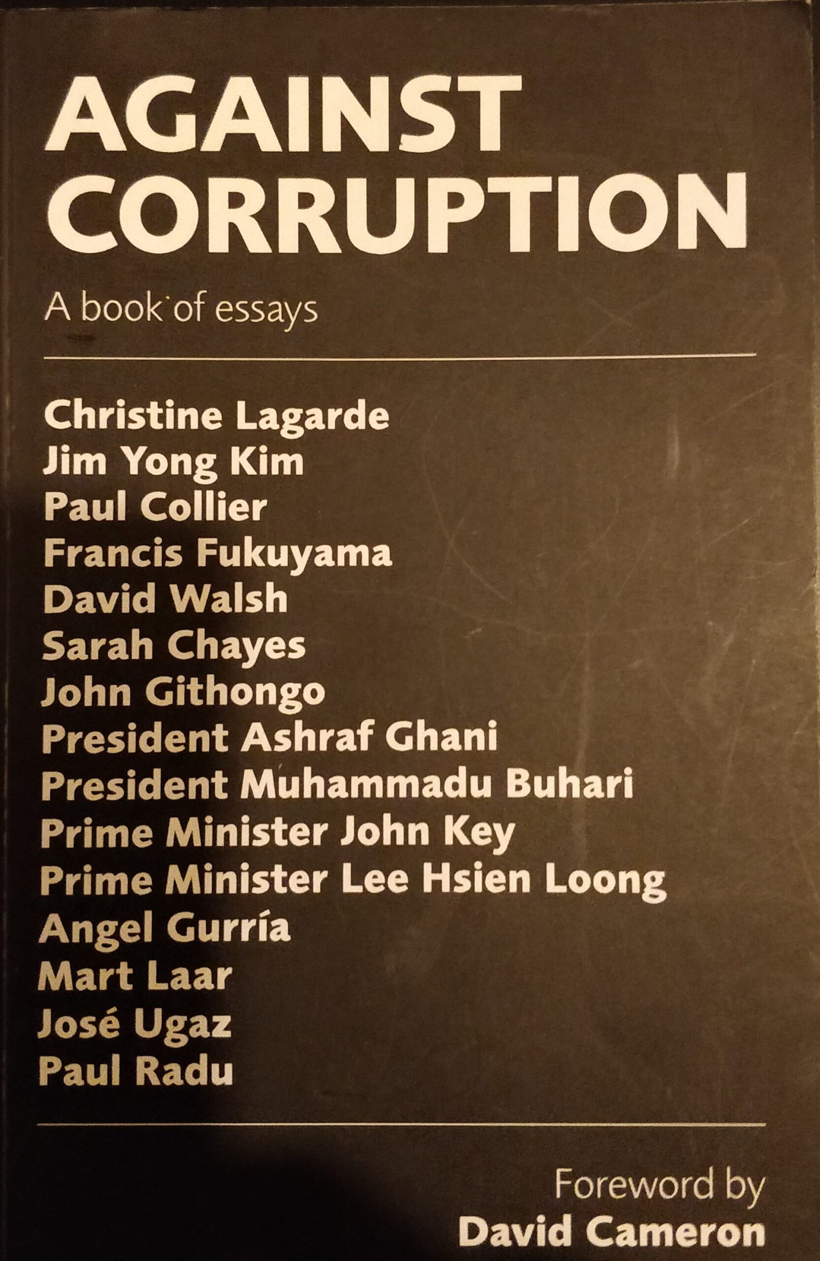 Against Corruption: A Book of Essays